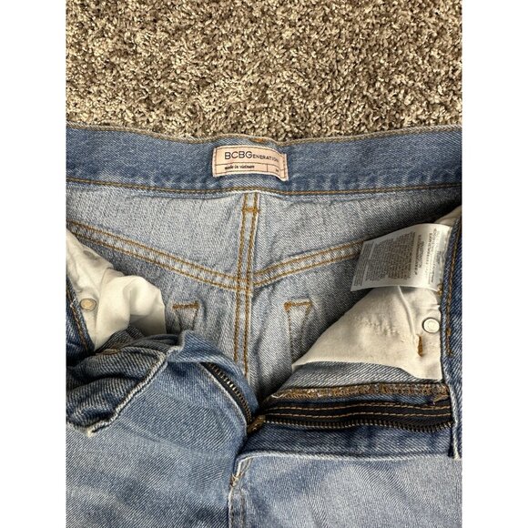 BCBGeneration Womens Jeans 24 Wide Leg Crop Distressed 100% Cotton‎ - Picture 3 of 15